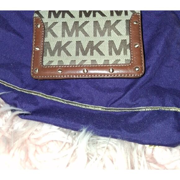 Michael Kors Brown and Cream Logo Wallet - Picture 6 of 6